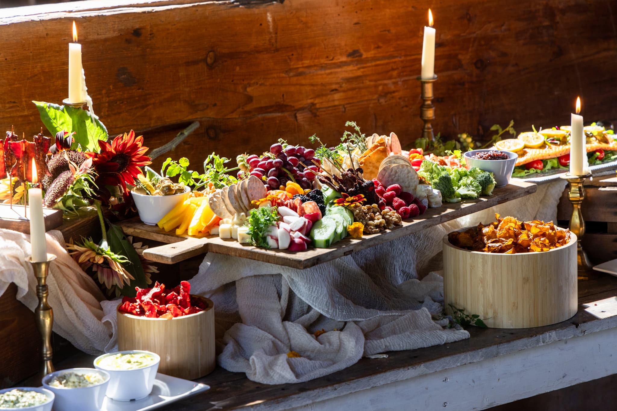 Dining at Tranquility Farm