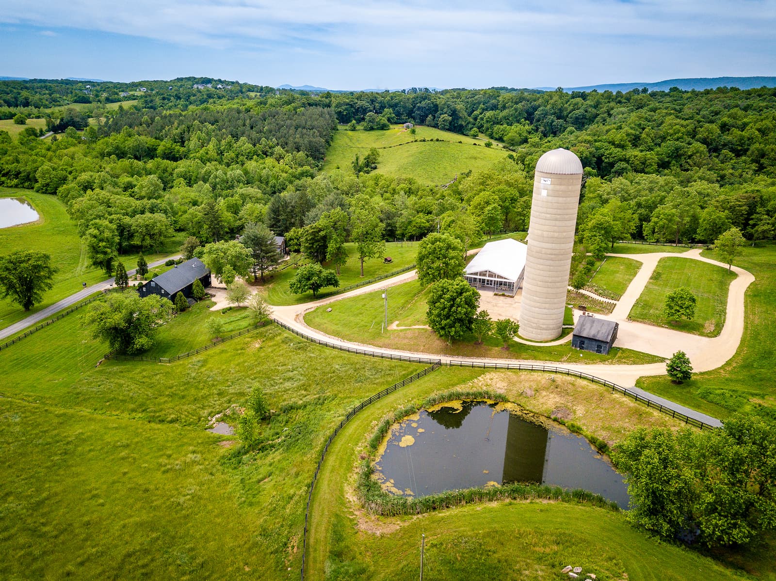 200-year-old wine estate grounds — Tranquility Farm Purcellville Virginia